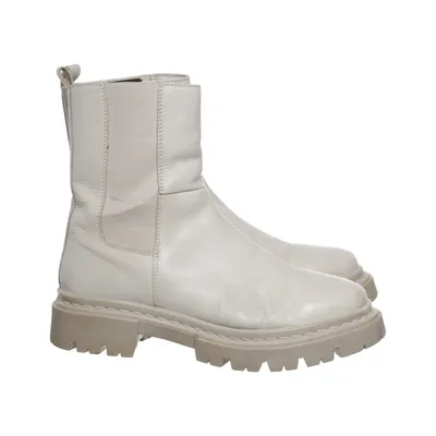 Ankle boots (Beige) from Nelson Leather
