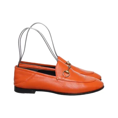 Loafers (Orange) from Gucci Leather