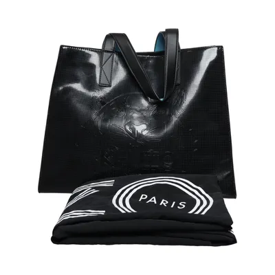 Handbag (Black, Blue) from Kenzo Leather