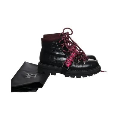Laced boots (Black, Purple) from Pinko