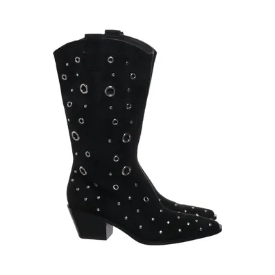 Bottes de cow-boy (Noir) de Stradivarius