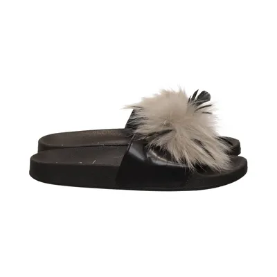 Chaussons (Noir) de Pink Pearl Fourrure