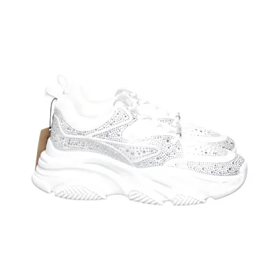 Trainingsschuhe (Weiß, Silber) von Steve Madden
