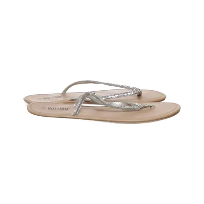 Flipflop (Beige, Silverfärgad) från Hot Item Polyuretan