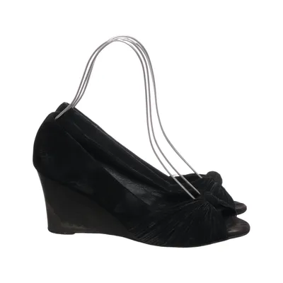 Wedges (Black) from Vanessa Leather