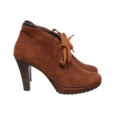 Heeled boots (Brown) from Paul Green Leather