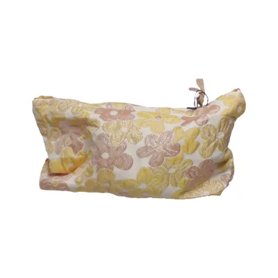 Toilettaske (Gul, Beige, Flerfarvet) fra Dagny Metallfiber, Polyester