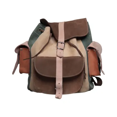 Backpack (Green, Beige, Brown) from Grafea