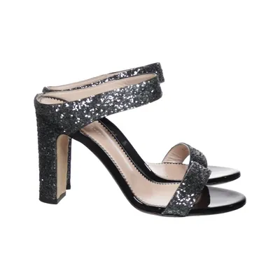Højhælede sandaler (Sort, Sølv) fra Giuseppe Zanotti Læder