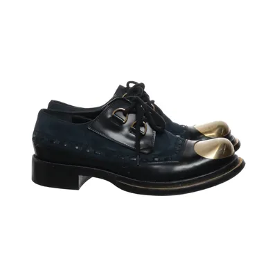 Chaussures Derby (Noir, Or) de Louis Vuitton Cuir