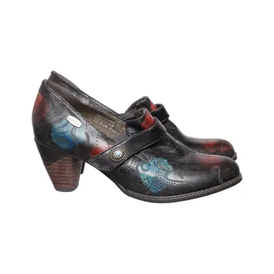 Ankle boots (Black, Multicolored) from Laura Vita Leather