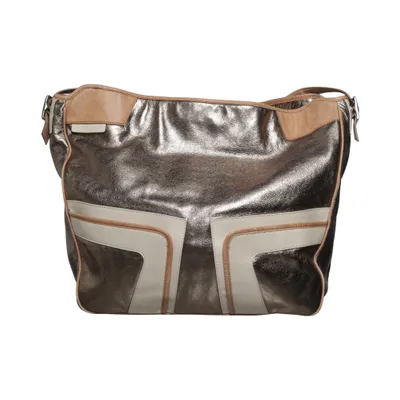 Skuldertaske (Guld, Beige) fra Studio Pollini