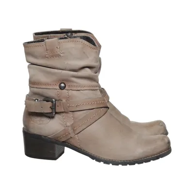 Ankelstøvler (Beige) fra Marco Tozzi