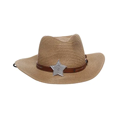 Cowboyhat (Beige) fra Furtalk Polyester