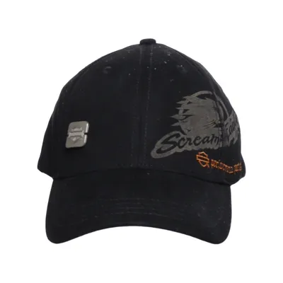 Baseballkasket (Sort) fra Harley Davidson Bomuld, Elastan