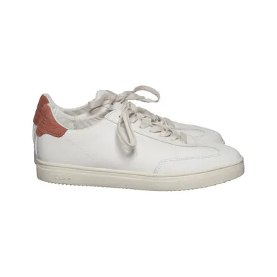 Baskets (Blanc, Marron) de Clae Cuir