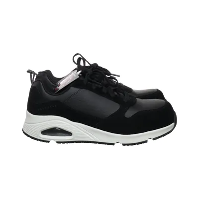 Work footwear (Black) from Skechers Leather