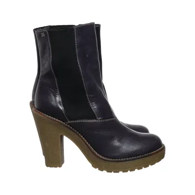 Heeled boots (Purple, Black) from Jette Leather