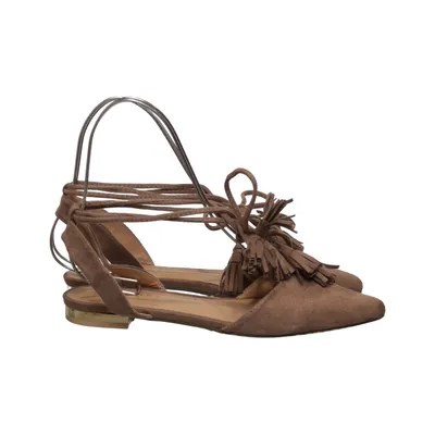Ballet flats (Brown) from Truffle Collection Faux suede