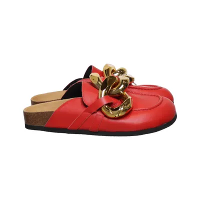 Mules (Rouge) de JW Anderson Cuir
