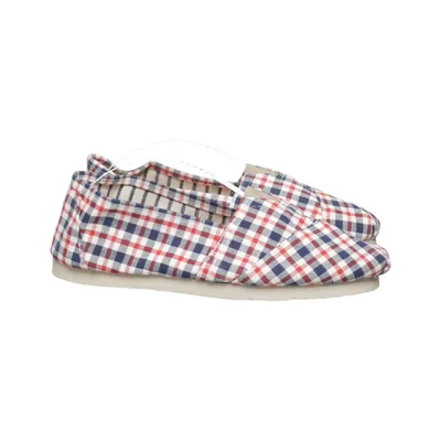 Slip-ons (Blue, Red, White) from Comfortable Cotton, Polyurethane