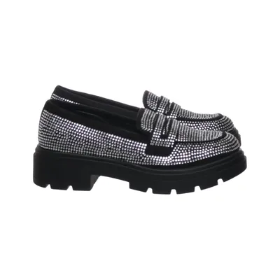 Loafers (Sort, Sølv) fra Graceland