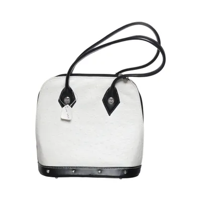 Handbag (White, Black) from Ricarda M