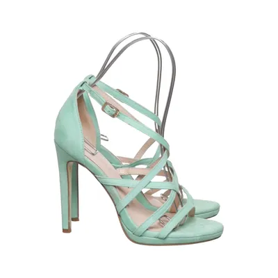 High heel sandals (Green) from Diamantique