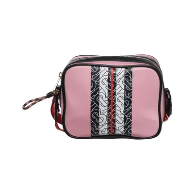 Shoulder-bag (Pink, Black, White) from Burberry Polyamide