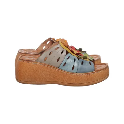 Wedges (Multicolored) from Gemini Leather