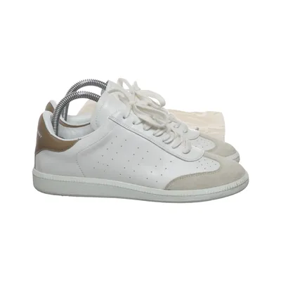 Baskets (Blanc, Beige) de Isabel Marant Cuir