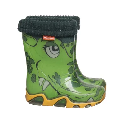 Rubber boots (Green, Yellow) from Demar Leather