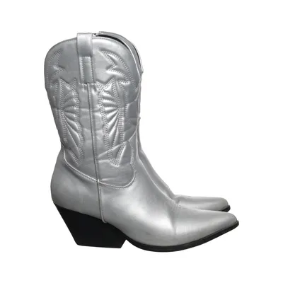 Bottes de cow-boy (Argent) de Oxmox