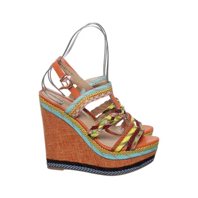 Kilklackar (Orange, Flerfärgad) från Catwalk Skinn