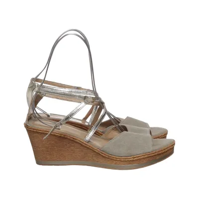 Wedges (Gray, Gold, Brown) from Alessandro Bonciolini Leather