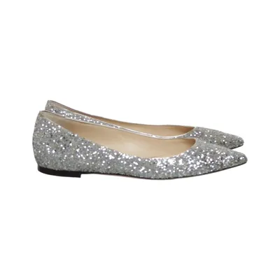 Ballerinasko (Sølv) fra Jimmy Choo