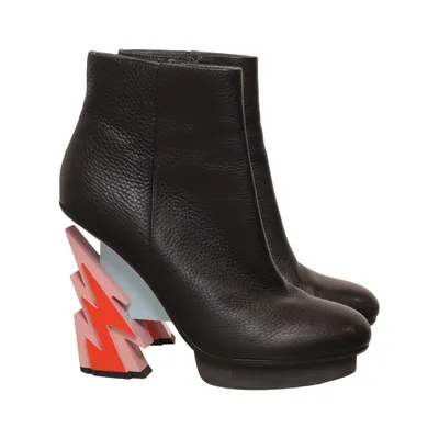 Stövletter (Svart, Flerfärgad) från United Nude Skinn