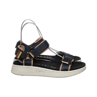 Sandales (Bleu, Noir, Beige) de Woden Cuir