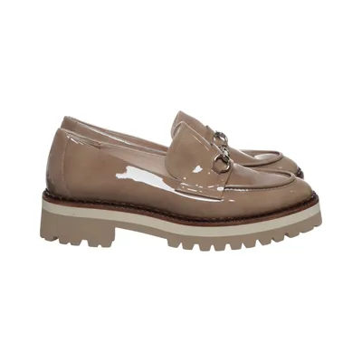 Loafers (Beige) from Lodi Leather
