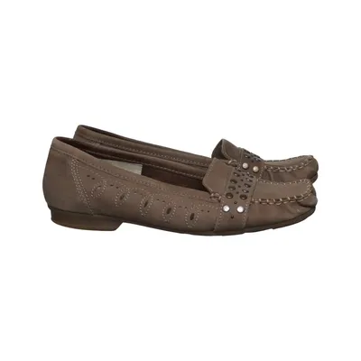 Loafers (Beige) van Rieker Antistress Leer