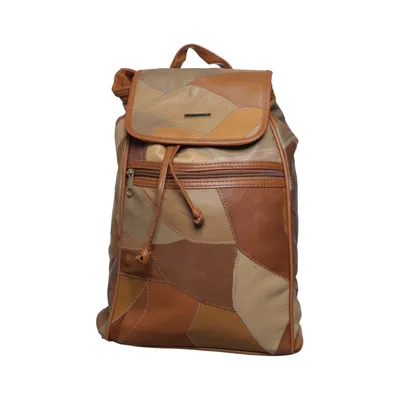 Rugzak (Bruin, Beige, Meerkleurig) van Stefano