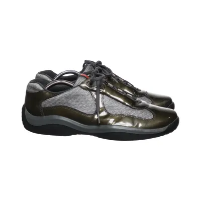 Baskets (Gris) de Prada Linea Rossa Cuir