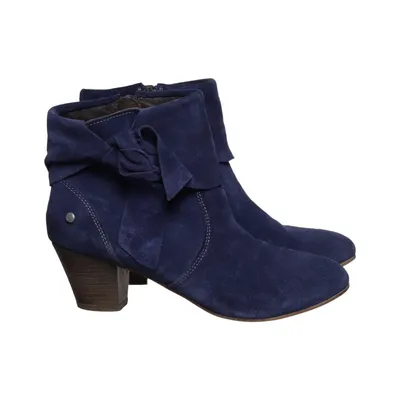 Heeled boots (Blue) from Hot Ice Leather
