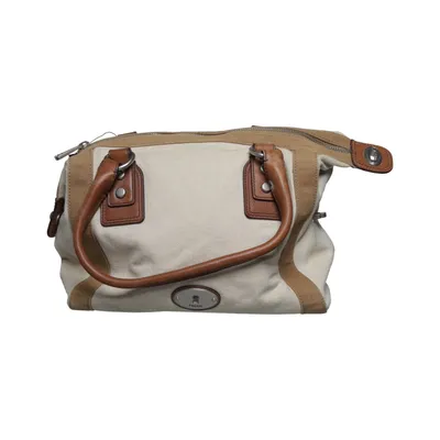 Handbag (Beige, Brown) from Fossil Leather