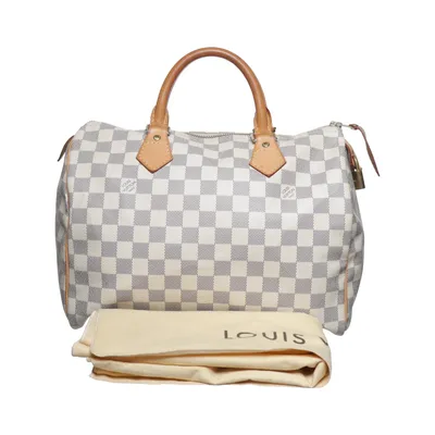 Håndtaske (Speedy 30 Damier Azur) fra Louis Vuitton