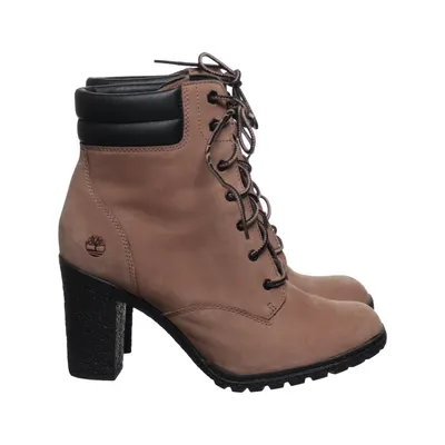 Heeled boots (Brown, Black) from Timberland Leather
