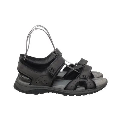 Sandals (Gray, Black) from Footflexx Leather