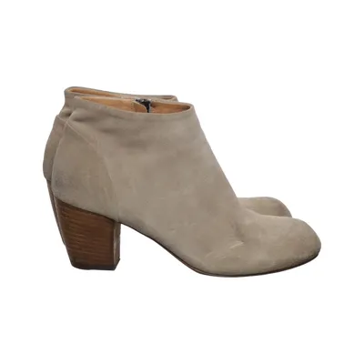 Heeled boots (Beige) from Pantanetti Leather