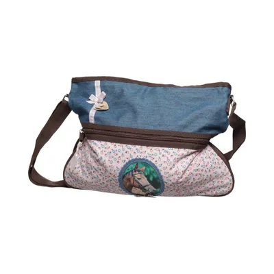 Schoudertas (Blauw, Roze, Bruin) van Depesche Katoen, Polyester