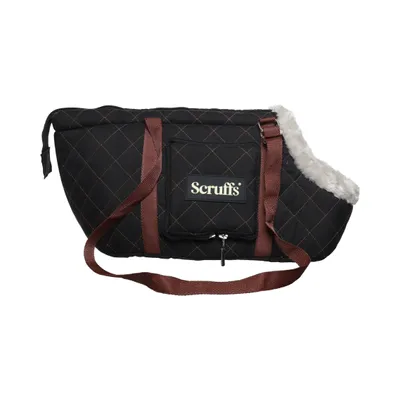 Sac de transport pour chien (Noir, Marron) de Scruffs